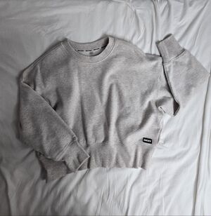 Light Grey Women's DKNY Crewneck Used